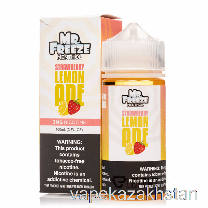 Vape Kazakhstan Strawberry Lemonade - Mr Freeze - 100mL 6mg